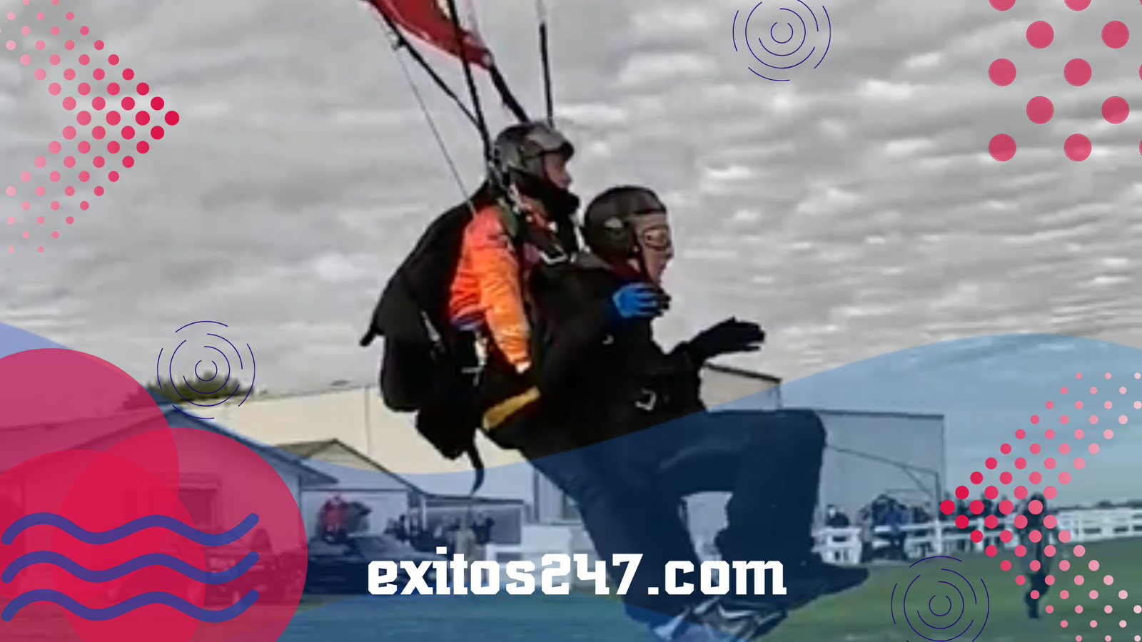 106 años y ¡volando alto! La increíble hazaña del hombre más longevo en paracaidismo
