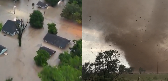 ¡Alerta roja en Texas! tormentas y tornados amenazan este fin de semana